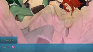 elves fuck two human females and impregnate them with their sperm - porn video