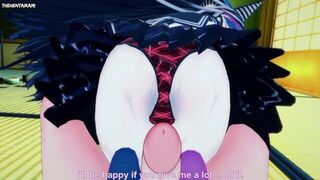 Ibuki from Danganronpa Gives You A Footjob Hentai POV - porn video